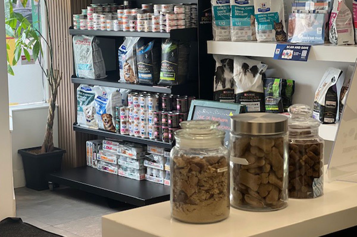 front desk area in east york animal clinic