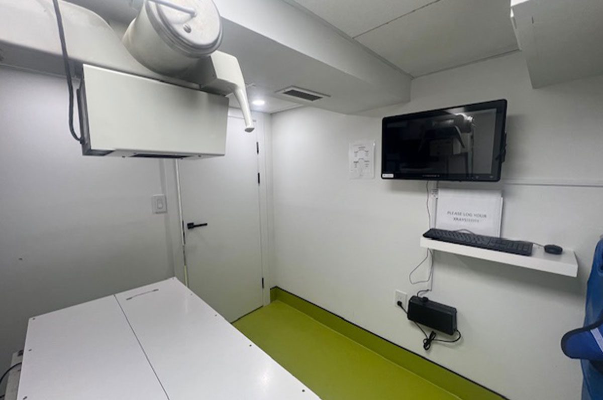 full body X-ray room in east york animal clinic